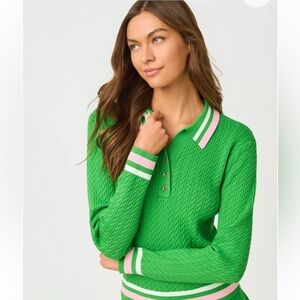 Lilly Pulitzer Suzette Sweater in Putting Green